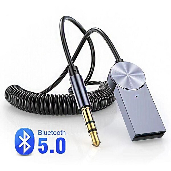 3.5mm Jack Aux Bluetooth 5.0 Receiver Speaker Audio Music Transmitter