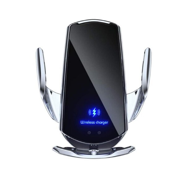 15W Automatic Magnetic Car Wireless Charger USB Infrared Sensor Phone Holder