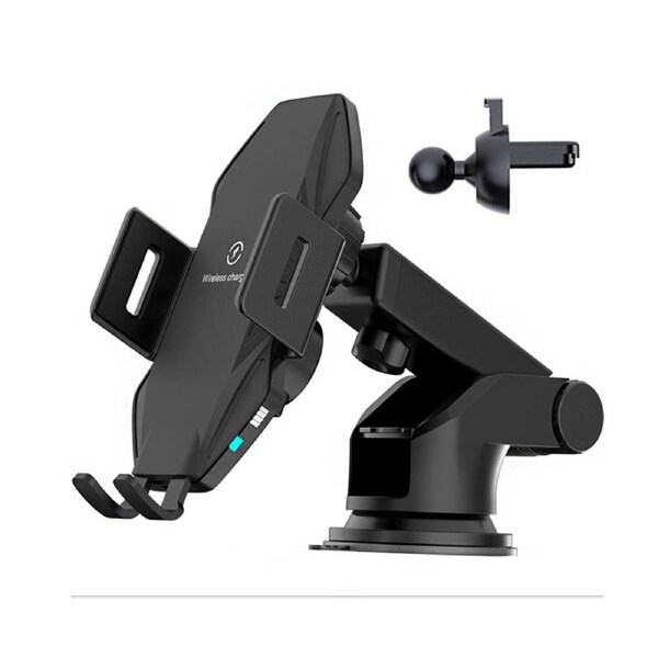 15W Fast Charging Car Mount Charger Auto-Clamping Phone Holder