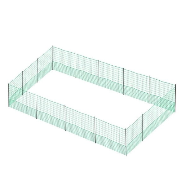 Chicken Fence Hen Poultry Coop Farm Runs Mesh Cage Net Habitat Safe House Turkey Breeding Pen 1.15m x 50m