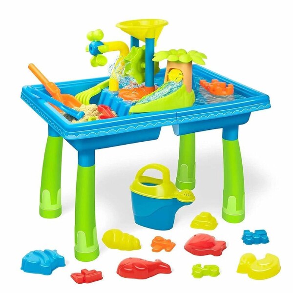 2in1 Water Sand Table Kid Sandpit Beach Play Swimming Pool Toys Outdoor Activity Pretend Set