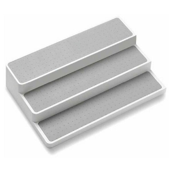 3 Tier Spice Organiser Non-Slip Storage Home Master Kitchen Pantry Tabletops 36cm