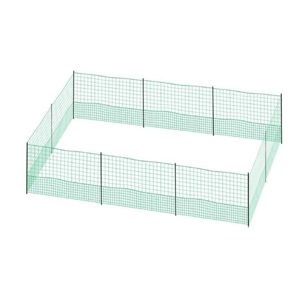 Chicken Fence Poultry Runs Coop Farm Pen Mesh Cage Net Habitat House Safe Turkey Breeding 1.15m x 30m