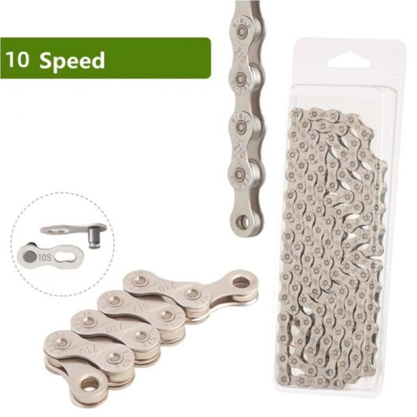 Mountain Road Bicycle Chain 116 Links 10 Speed Quick link