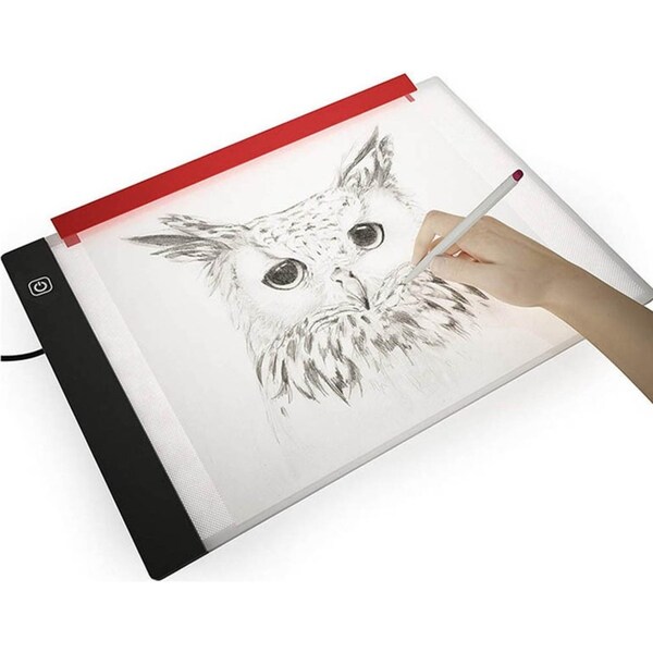 Box with LED lighting for drawing (A4)