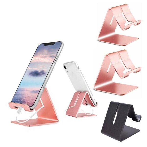 4pcs Aluminum alloy bracket Desk phone holder for iPhone or iPad