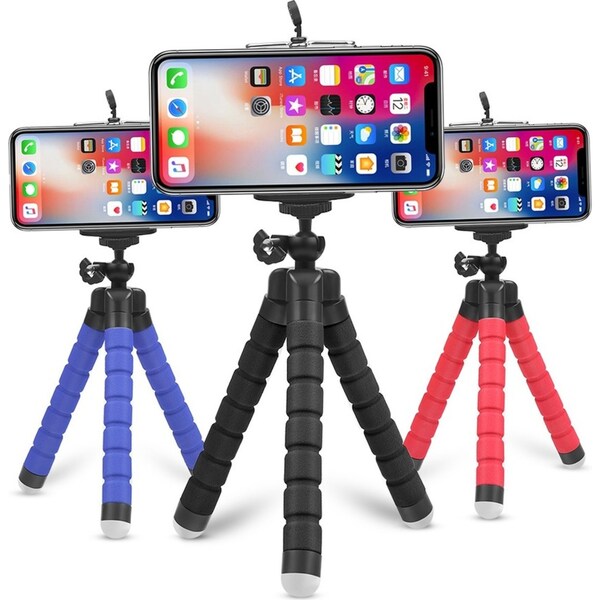 3 Pack Mini Flexible Phone Tripod for iPhone and Samsung and Gopro