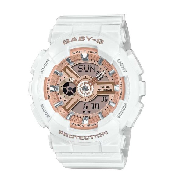 Baby G Digital & Analogue Watch White Series BA110X-7A1 / BA-110X-7A1