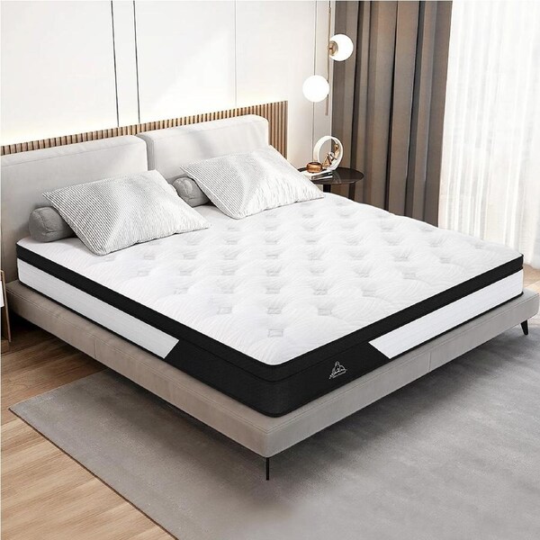 18cm Mattress STARRY EUCALYPT Euro Top - Queen