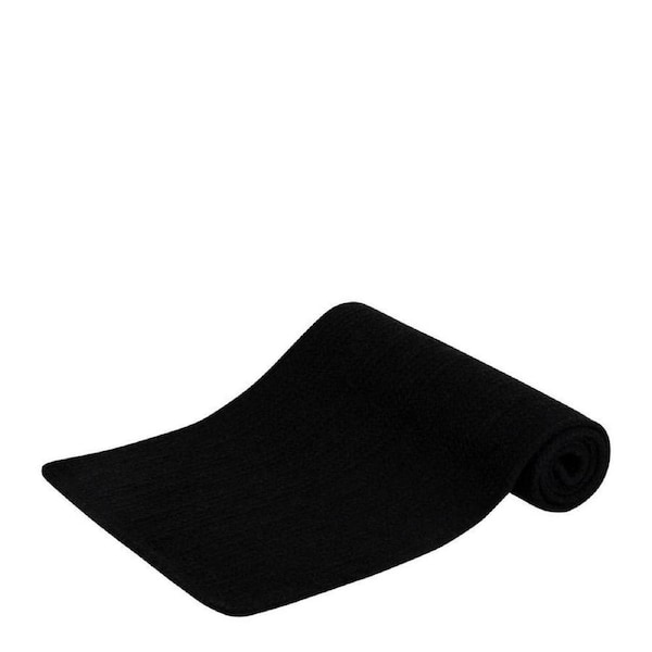 J.Elliot Miller Braided Home Dining Decor 33x130cm Cotton Table Runner Black