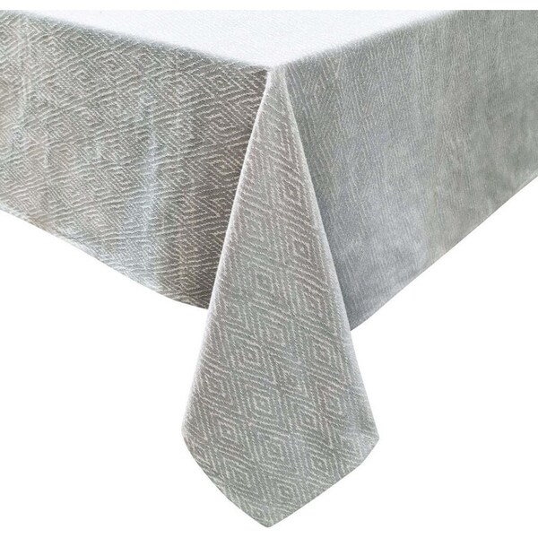 J.Elliot Charlotte 150x250cm Cotton Tablecloth Rectangle Table Cover Grey/White