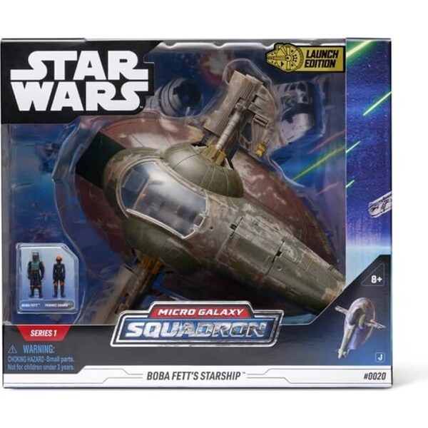 Star Wars Micro Galaxy Squadron S1 #0021 8" Boba Fetts Starship Toy/Figurine 8y+