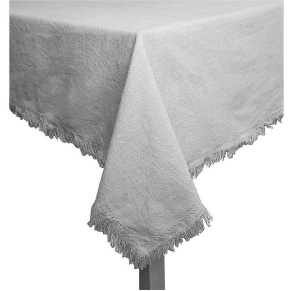 J.Elliot Avani 150x250cm Cotton Table Cloth Protector Party Desk Cover Grey