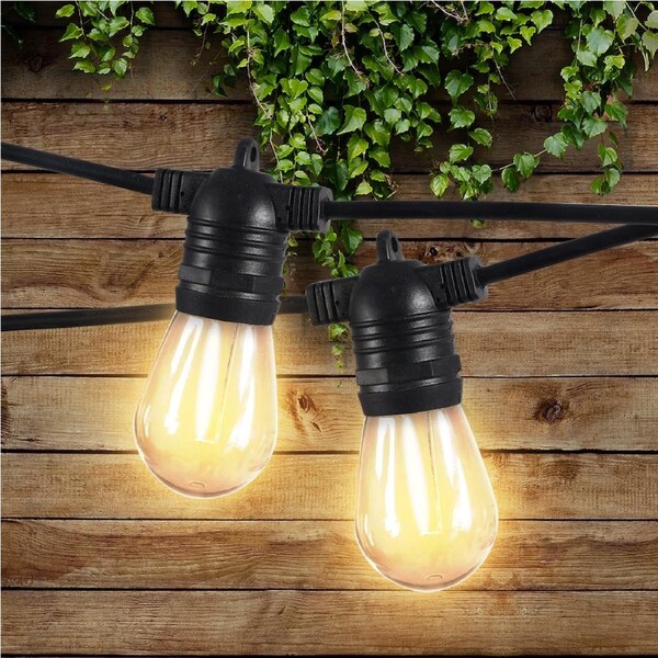 Emitto LED Festoon String Light Christmas 10-60m Garden Party Pitaya Grow Light 30 Bulbs 30m