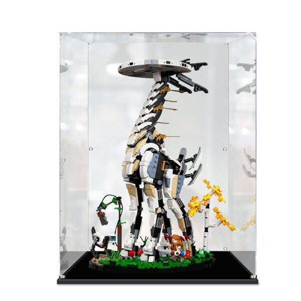 Acrylic Display Case for LEGO 76989 Horizon Forbidden West Tallneck Figure Storage Box Dust Proof Glue Free
