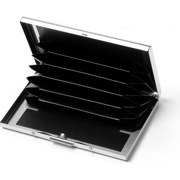 Stainless Steel RFID Card Holder Wallet Case