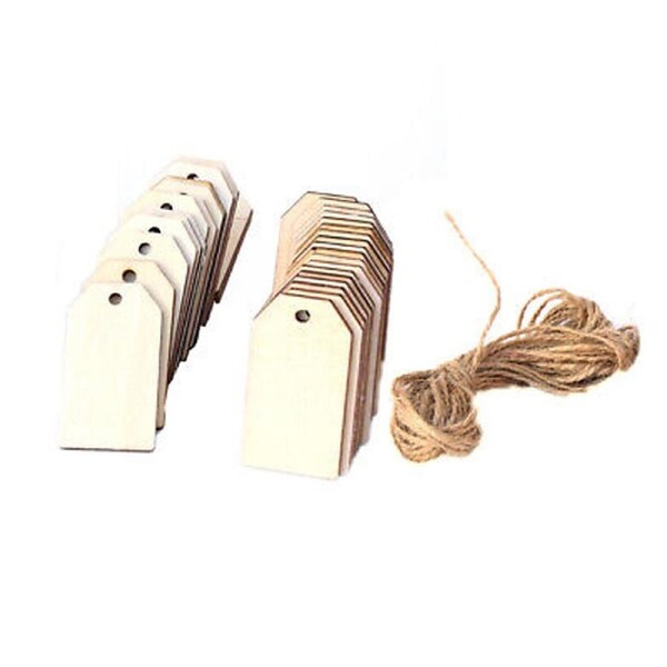 Wedding Tag Party Embellishment Wooden Hanging Gift Tag Decoration