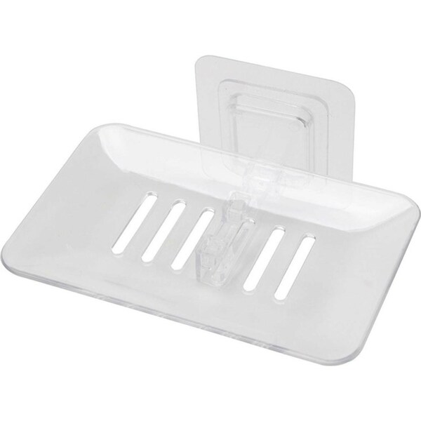 Bathroom Storage Organisation Caddy Tray Soap Holder Container Dish Rack - 2pc