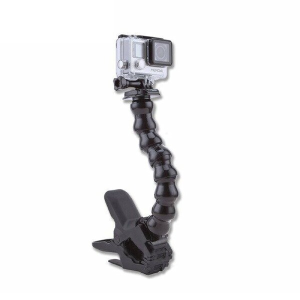 For Go Pro Hero Action Camera Goose Neck Jaws Flex Arm Adjustable Mount