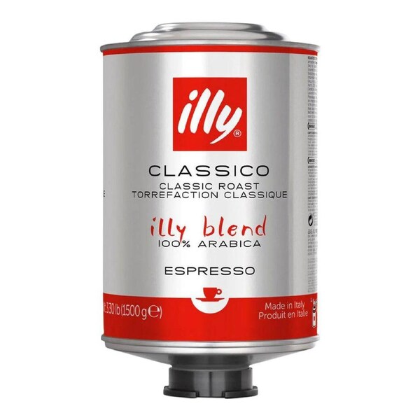 Illy Classico 100% Arabica Esspresso Classic Roast Roasted Coffe Beans 1.5kg