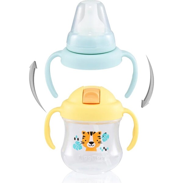 Pigeon Magmag Baby/Toddler Set-Up Set Drinking Spout/Straw Cup Set BPA/BPS Free