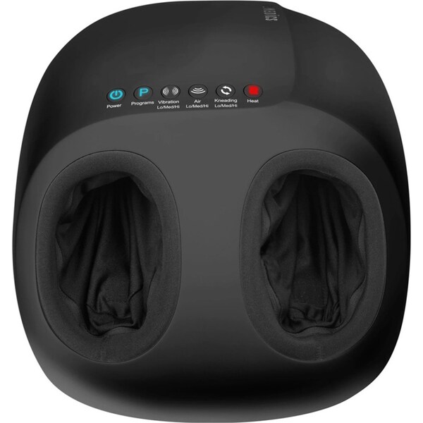 Homedics 3-In-1 Pro Heated Vibration/Shiatsu Foot/Pedi Massager w/Remote 55W BLK