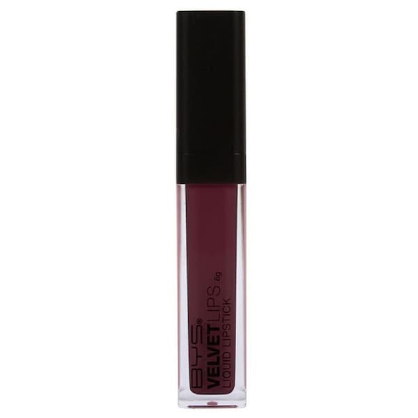 BYS Velvet Cream Soft Plush Lipstick Lip Colour Cosmetics Makeup Red Wine 6g