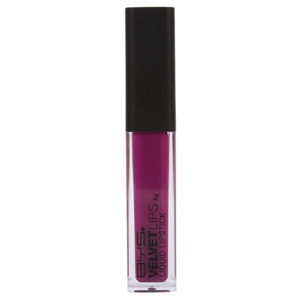 BYS Velvet Cream Soft Plush Lipstick Lip Colour Cosmetics Makeup Purple Pop 6g
