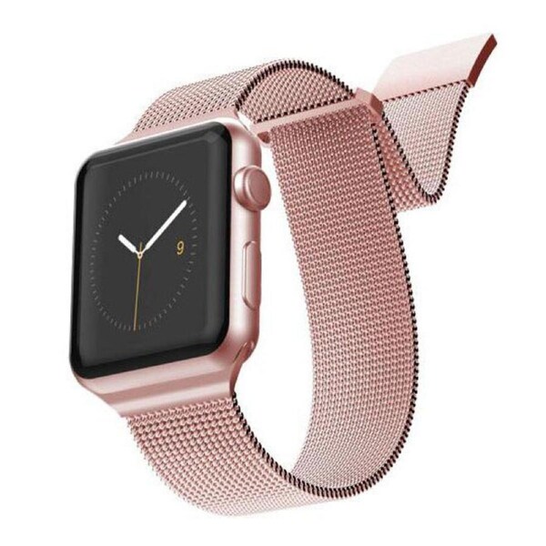X-Doria Stainless Steel Mesh Wrist Band Strap For 40mm-38mm Apple iWatch RSGD