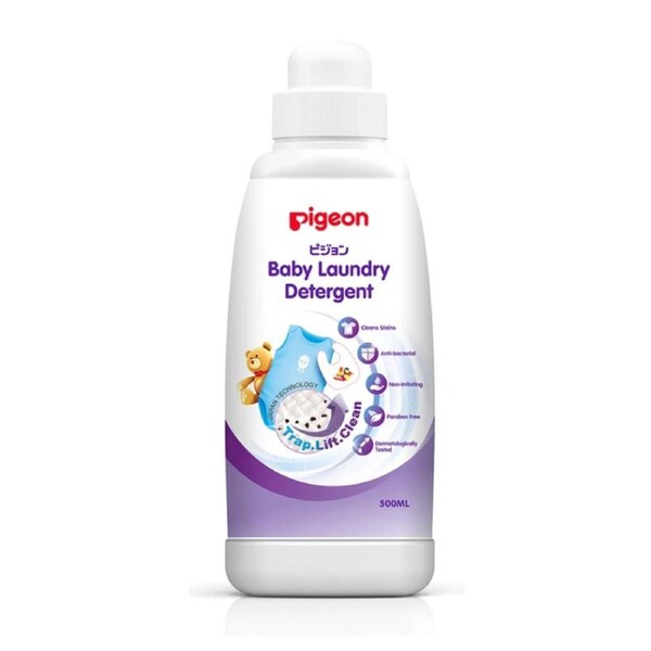 Pigeon 500ml Anti-bacterial Baby Laundry Detergent Liquid Infant/Kids Clothes