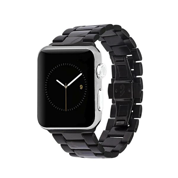 Case-Mate 42-44mm Black Metal Linked Apple Watch Band for Watch Series 5 4 3 2 1