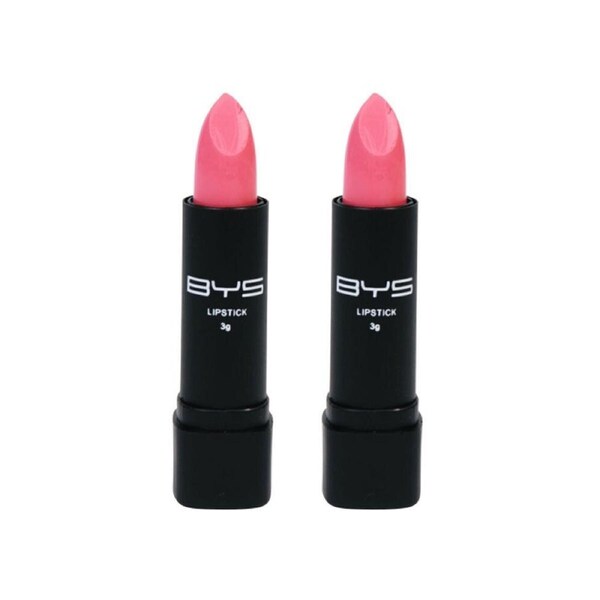 2x BYS Lipstick Lip Colour Cream/Silky Cosmetic Beauty Makeup Sassy Salmon 3g