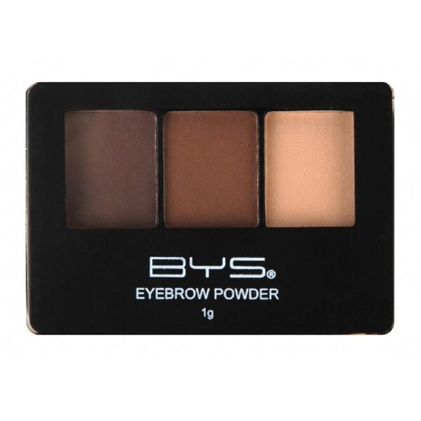 BYS Eyebrow Powder Trio Perfect Brows Cosmetic Shape/Blend Face Beauty Makeup