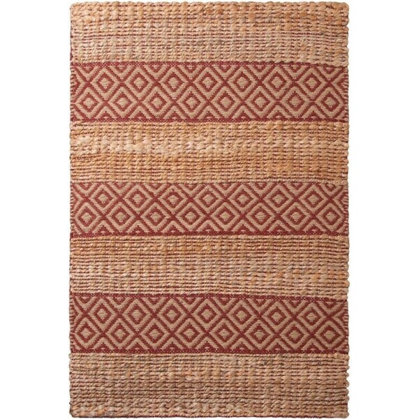 J. Elliot Kennedy Jute 60x90cm Rug Floor Mat Home/Bedroom Carpet Brick/Natural