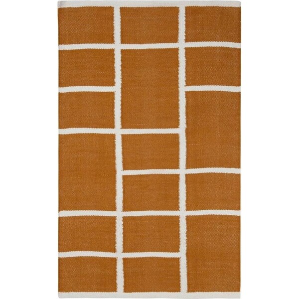 J. Elliot Nadia 60x90cm Cotton Rug Home Room/Bedroom Floor Mat Carpet Ginger