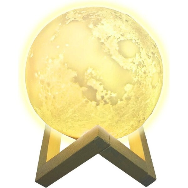 3D LED Moon Lamp 16 Colour RGB Rechargeable Night Light Touch & Remote Control