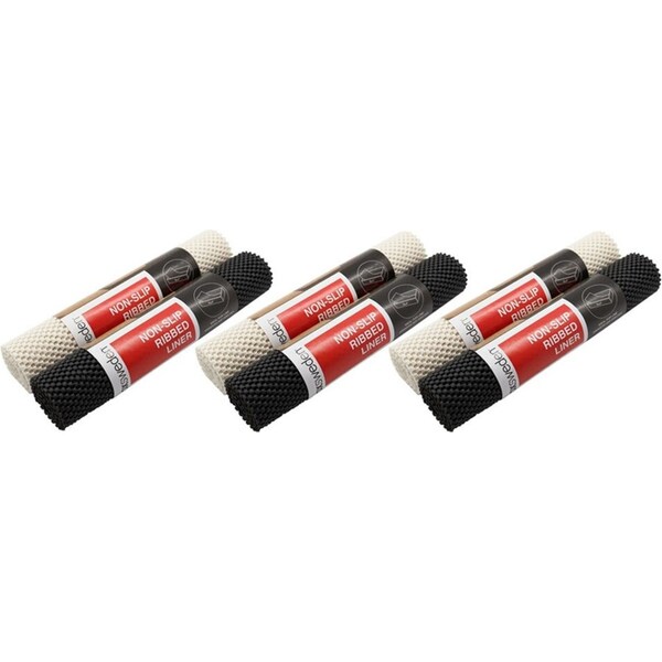 6x Boxsweden 100x30cm Non-Slip Eva Mat Protector Liner for Drawers/Shelves Asst