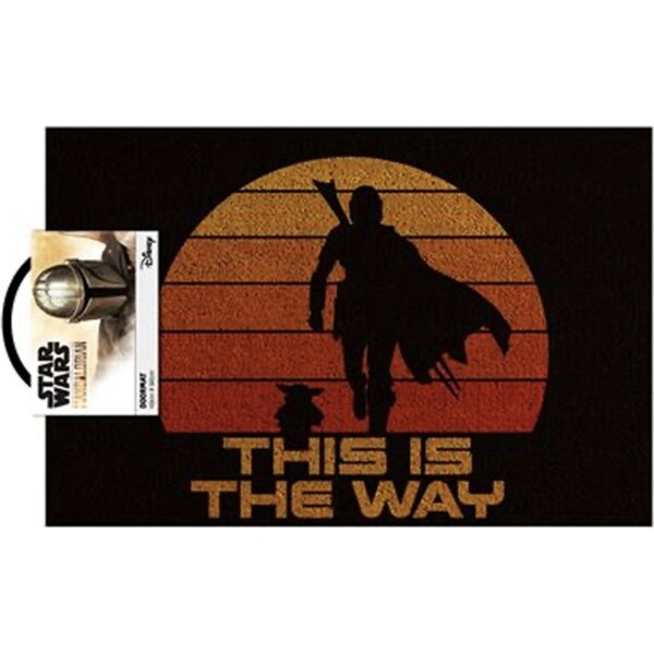 Star Wars The Mandalorian This Is The Way Entrance Doormat Rectangle Rug 40x60cm