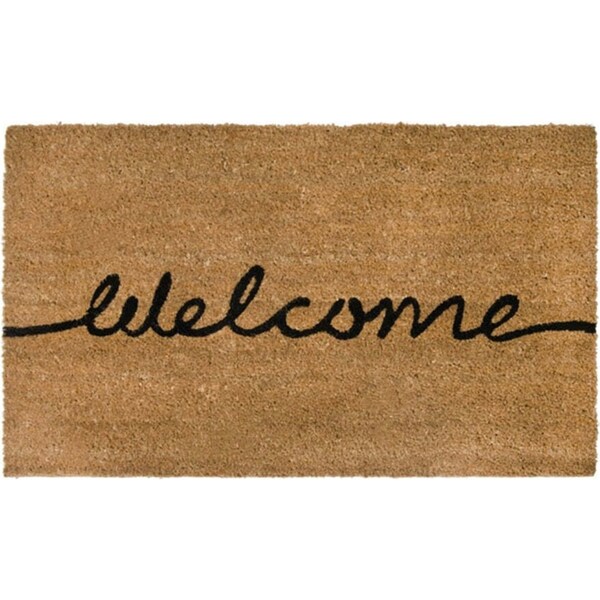 J.Elliot PVC Backed 45x75cm Coir Outdoor Mat Rectangle Entrance Rug Welcome