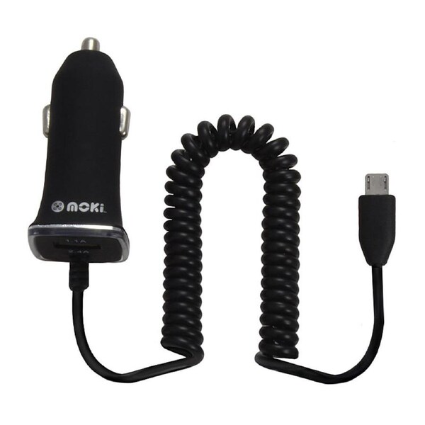Moki Fixed MicroUSB Car Charge