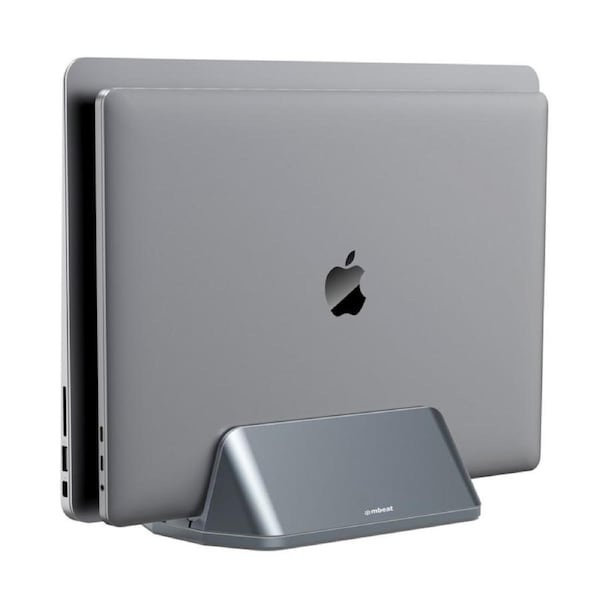 mbeat Stage S5 Adjustable Dual Bay Tablet, Laptop and MacBook Vertical Stand [MB-STD-S5GRY]