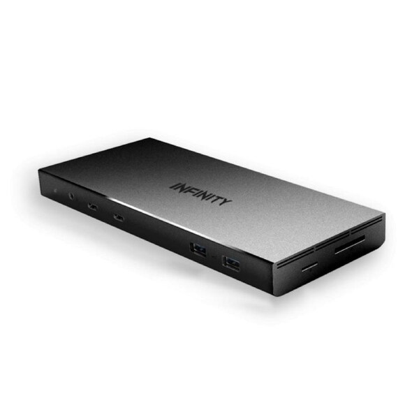 Infinity Thunderbolt 3 Docking Station with 80W PD, dual 4K display, TB3 - Black [FGM-DKRA1000087COM]