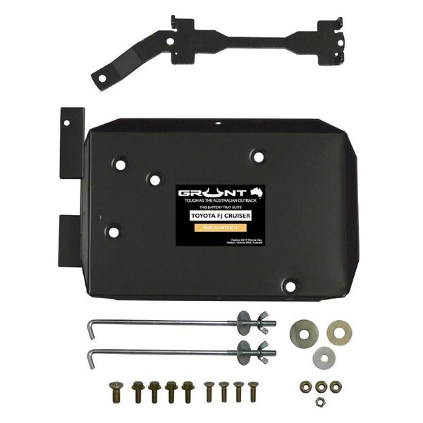 Grunt 4x4 dual battery tray for Toyota FJ Cruiser 2010-2019 1GR-FE V6 GBTFJC15