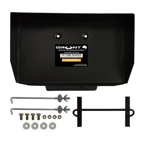 Grunt 4x4 dual battery tray for Ford Ranger PX PX2 2011-2019 2.2 3.2 tray-back