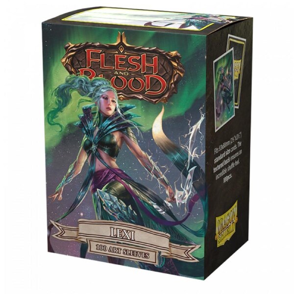 Sleeves - Dragon Shield - Box 100 - Matte Art - Flesh and Blood Lexi