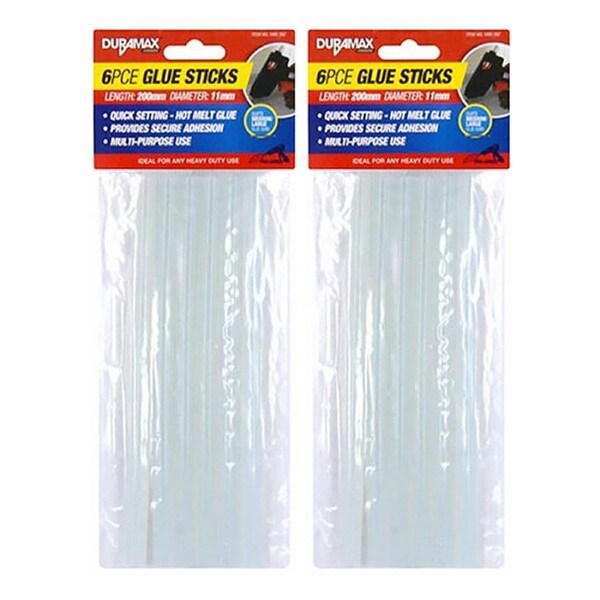 Ozoffer 24Pcs Hot Clear Melt Glue Adhesive Sticks For Glue Gun 11mm Diameter