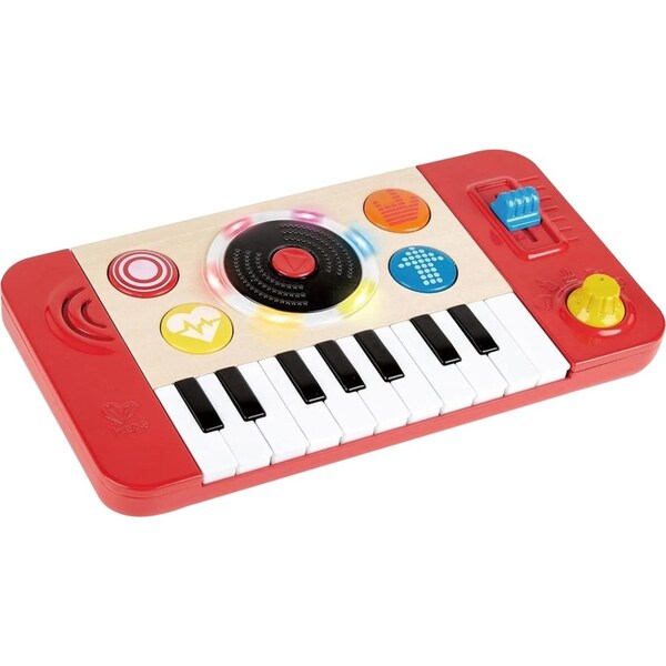 Hape DJ Mix & Spin Studio w/Sound Kids Musical/Pretend Play/Interactive Toy 12m+