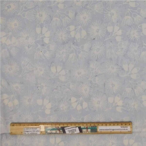 Quilting Patchwork Fabric Sewing Pale Blue Grey Batik Wide Backing 270x50cm