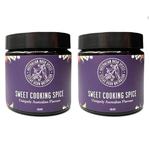 2x Australian Bush Spices Violet Sweet Cooking Spice 60g Food Cooking/Seasoning