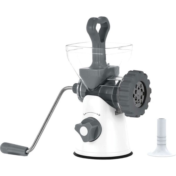 Appetito Manual Meat Mincer/Chopper Grinder/Sausage Maker w/ 2x Cutting Plates